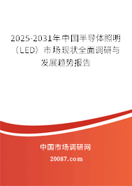 2025-2031年中国半导体照明（LED）市场现状全面调研与发展趋势报告