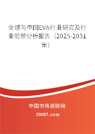全球与中国EVA行业研究及行业前景分析报告(2025-2031年) 全球与中国EVA行业研究及行业前景分析报告(2025-2031年)