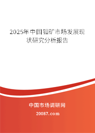 2025年中国钼矿市场发展现状研究分析报告