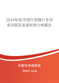2023年版中国牛皮鞋行业深度调研及发展前景分析报告 2023年版中国牛皮鞋行业深度调研及发展前景分析报告