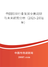 中国铅锌行业发展全面调研与未来趋势分析（2025-2031年）