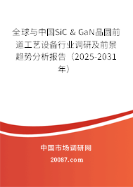 全球与中国SiC & GaN晶圆前道工艺设备行业调研及前景趋势分析报告(2025-2031年) 全球与中国SiC & GaN晶圆前道工艺设备行业调研及前景趋势分析报告(2025-2031年)