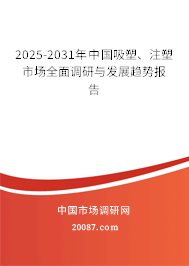 2025-2031年中国吸塑、注塑市场全面调研与发展趋势报告 2025-2031年中国吸塑、注塑市场全面调研与发展趋势报告