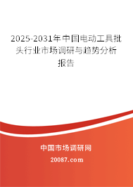 2025-2031年中国电动工具批头行业市场调研与趋势分析报告