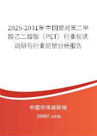 2025-2031年中国聚对苯二甲酸乙二醇酯（PET）行业现状调研与行业前景分析报告