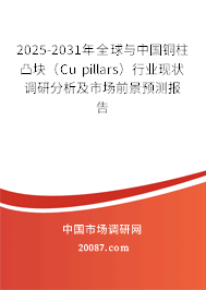 2025-2031年全球与中国铜柱凸块（Cu pillars）行业现状调研分析及市场前景预测报告