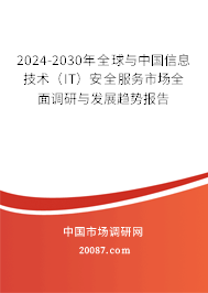 2024-2030年全球与中国信息技术（IT）安全服务市场全面调研与发展趋势报告